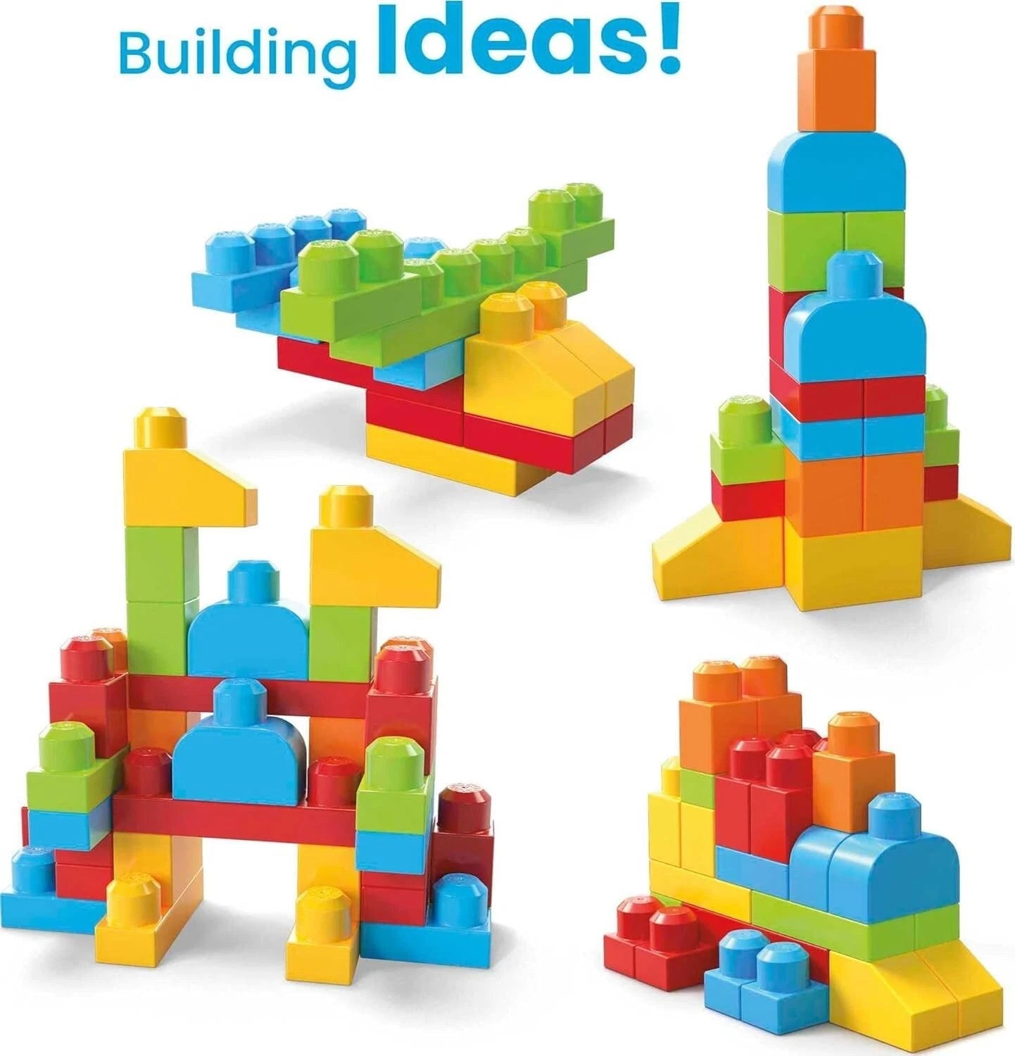 Juego de construcción Let's Build It 40 piezas - Mega Bloks en oferta outlet Colombia saldos a huevo
