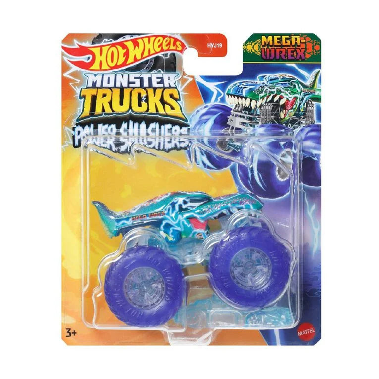 Hot Wheels Monster Truck Power Smashers Mega Wrex en oferta outlet Colombia saldos a huevo