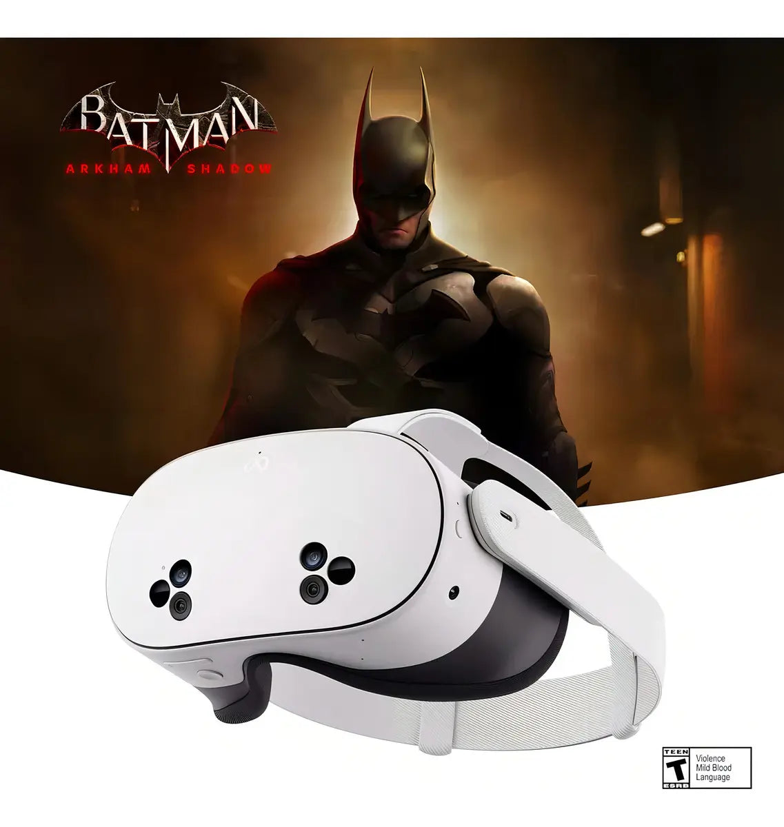 Gafas de Realidad Virtual Meta Quest 3S con Batman: Arkham Shadow