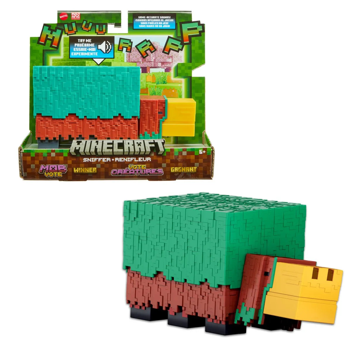 Figura de Acción Sniffer de Minecraft con Sonidos - Mattel