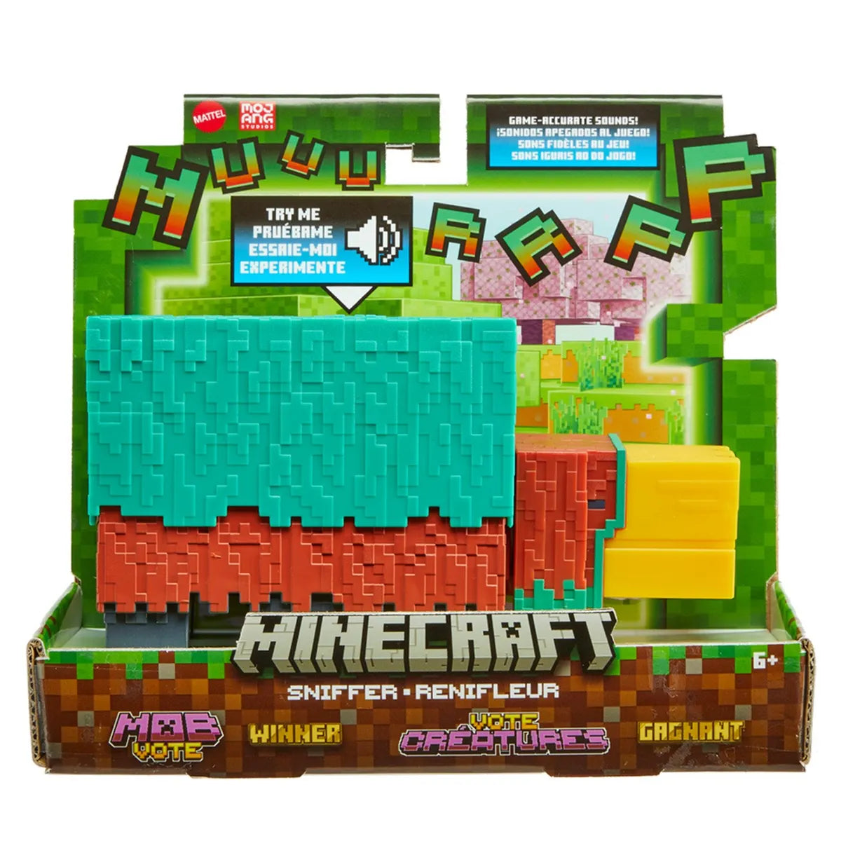 Figura de Acción Sniffer de Minecraft con Sonidos - Mattel