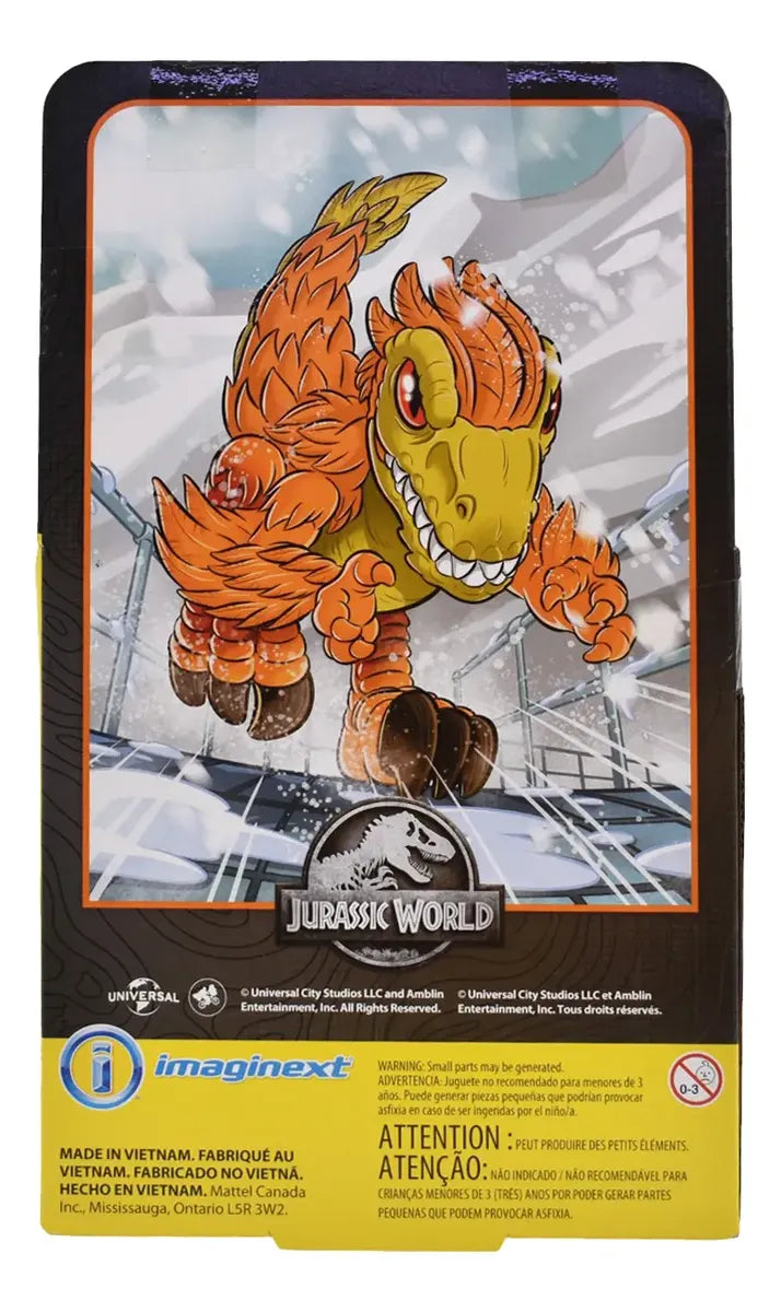 Imaginext Jurassic World Pyroraptor Naranja XL – Fisher Price en oferta outlet Colombia saldos a huevo