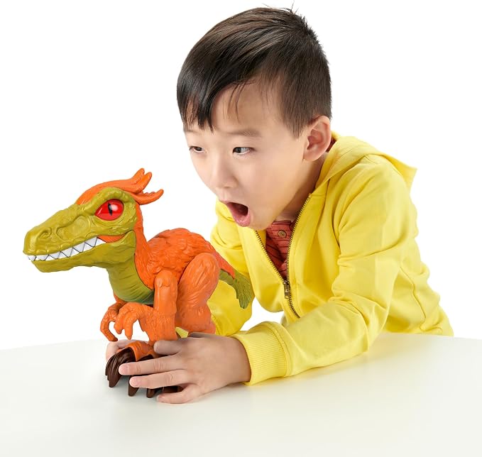 Imaginext Jurassic World Pyroraptor Naranja XL – Fisher Price en oferta outlet Colombia saldos a huevo