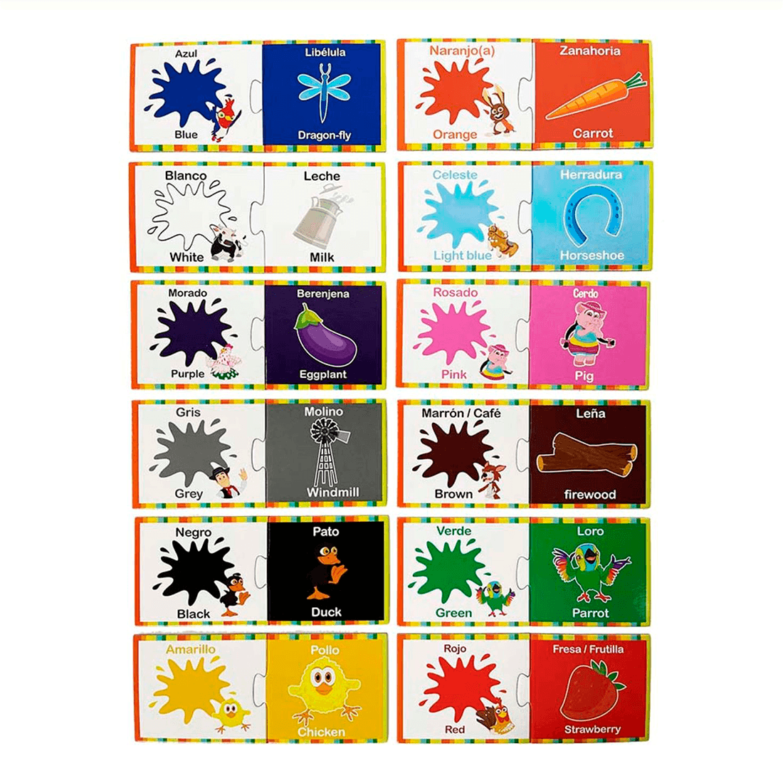 Juego Educativo Los Colores – La Granja de Zenón en oferta outlet Colombia saldos a huevo