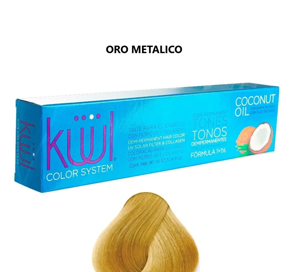 Tinte para el cabello Kuul Oro Metalico 90ml
