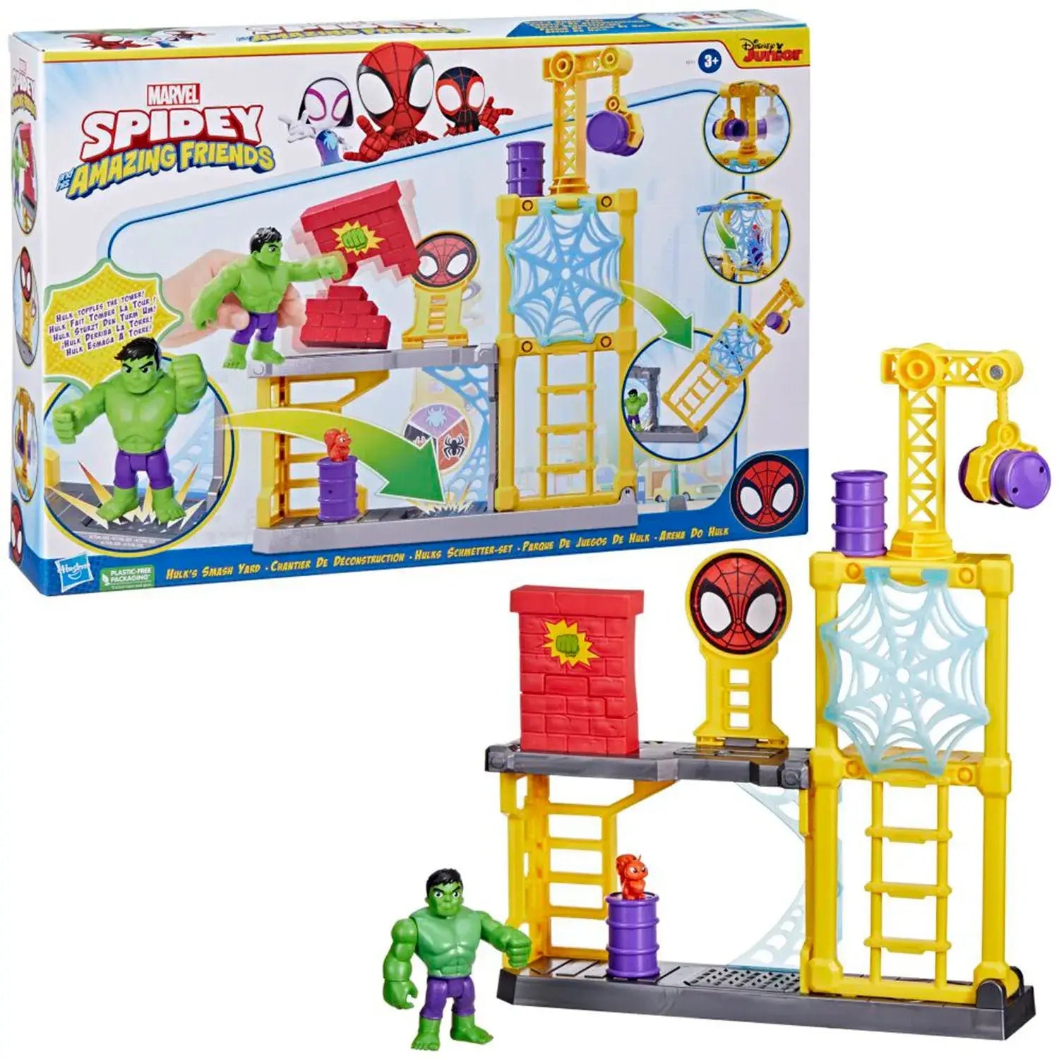 Spidey y sus increíbles amigos - Parque de Juegos de Hulk Hasbro en oferta outlet Colombia saldos a huevo