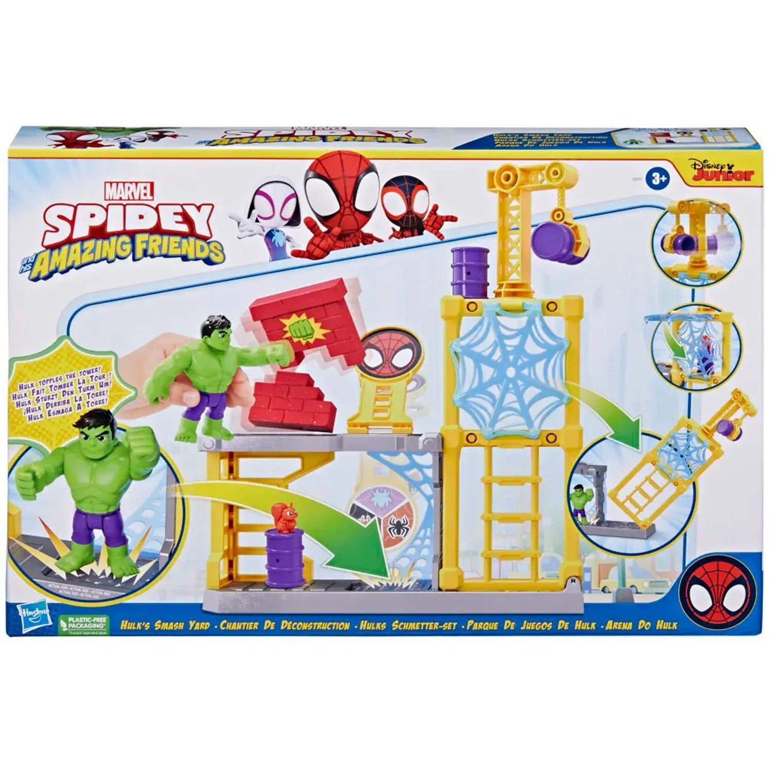 Spidey y sus increíbles amigos - Parque de Juegos de Hulk Hasbro en oferta outlet Colombia saldos a huevo