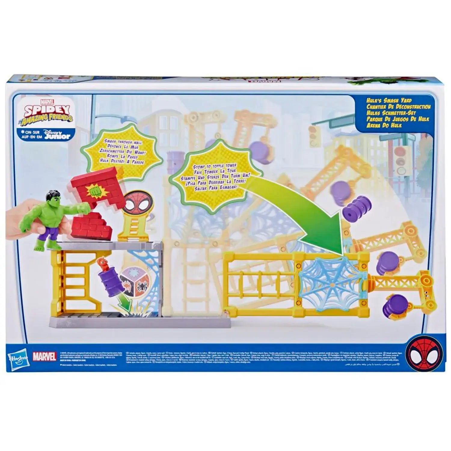 Spidey y sus increíbles amigos - Parque de Juegos de Hulk Hasbro en oferta outlet Colombia saldos a huevo