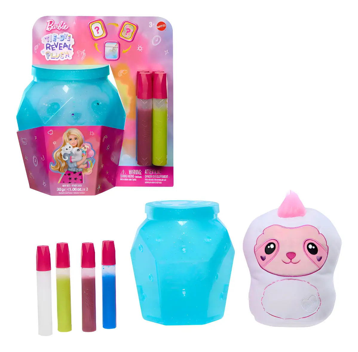 Barbie Tie-Dye Reveal Plush Peluche Surtido