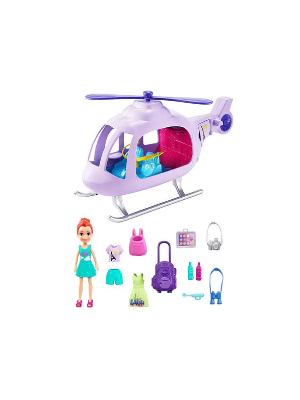 Polly Pocket Helicóptero de Vacaciones – Mattel