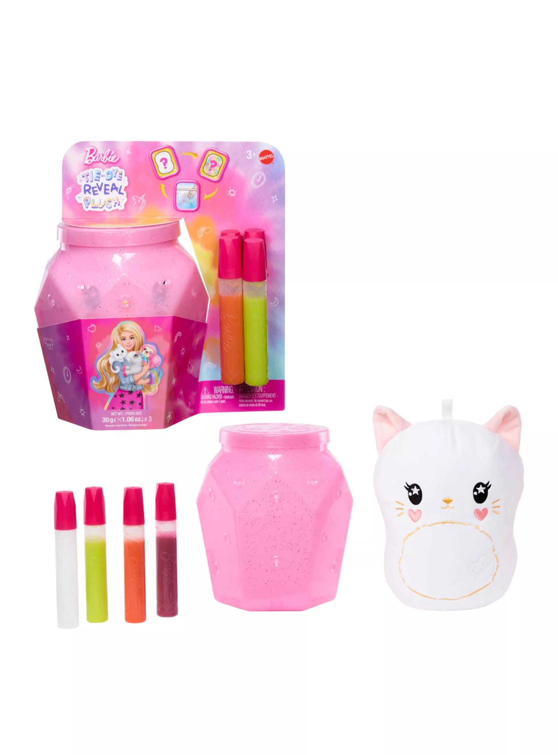 Barbie Tie-Dye Reveal Plush Peluche Surtido