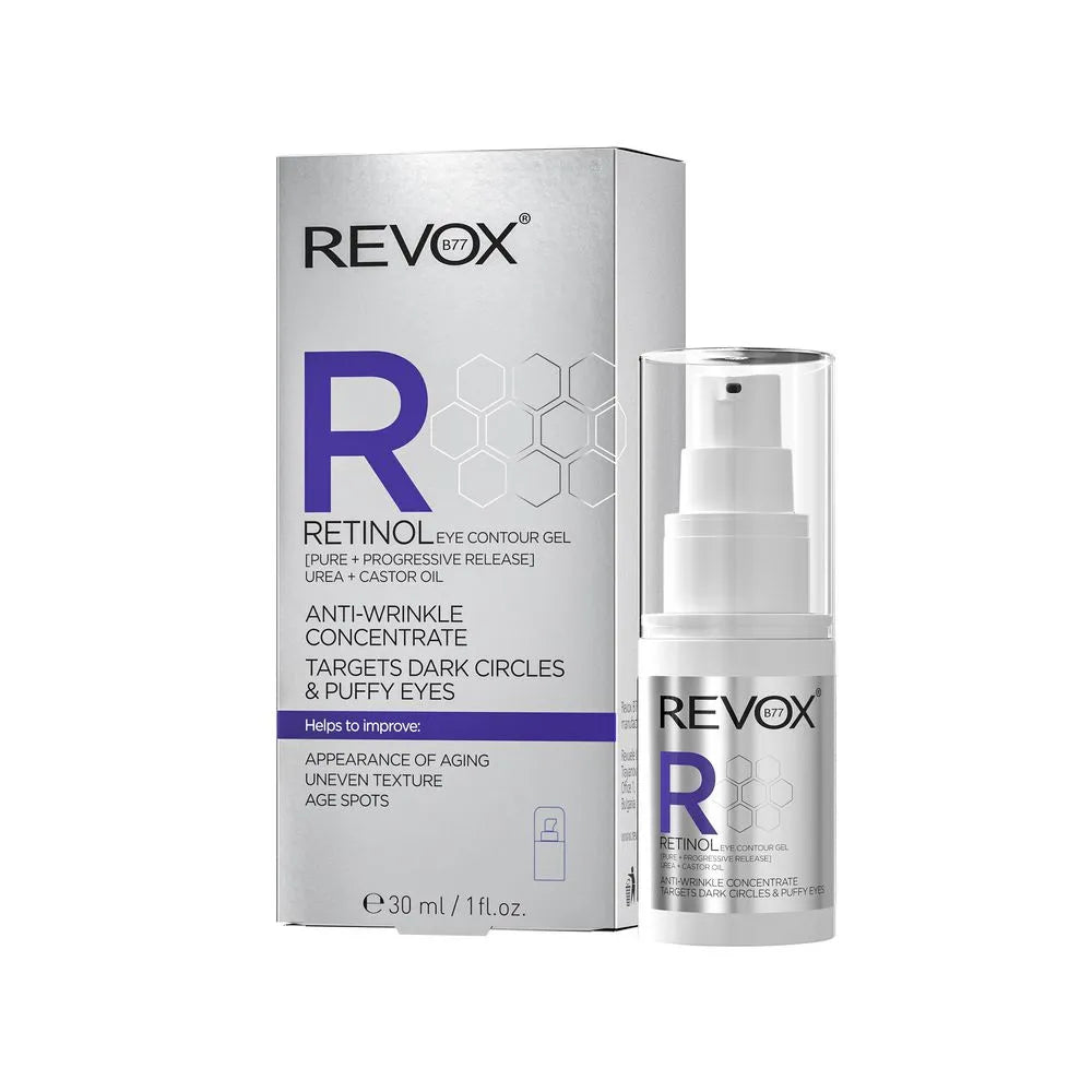Gel para Contorno de Ojos con Retinol Antiarrugas 30 ml – Revox R