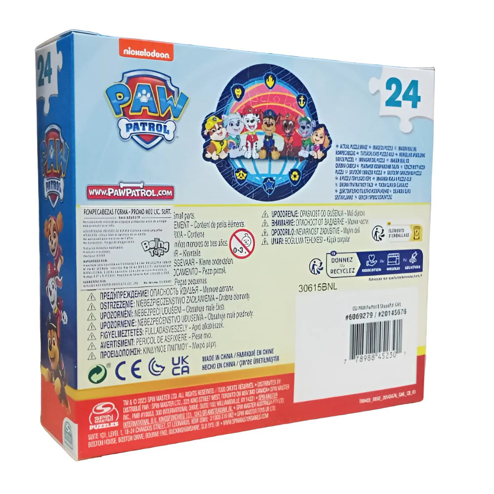 Rompecabezas Forma Paw Patrol