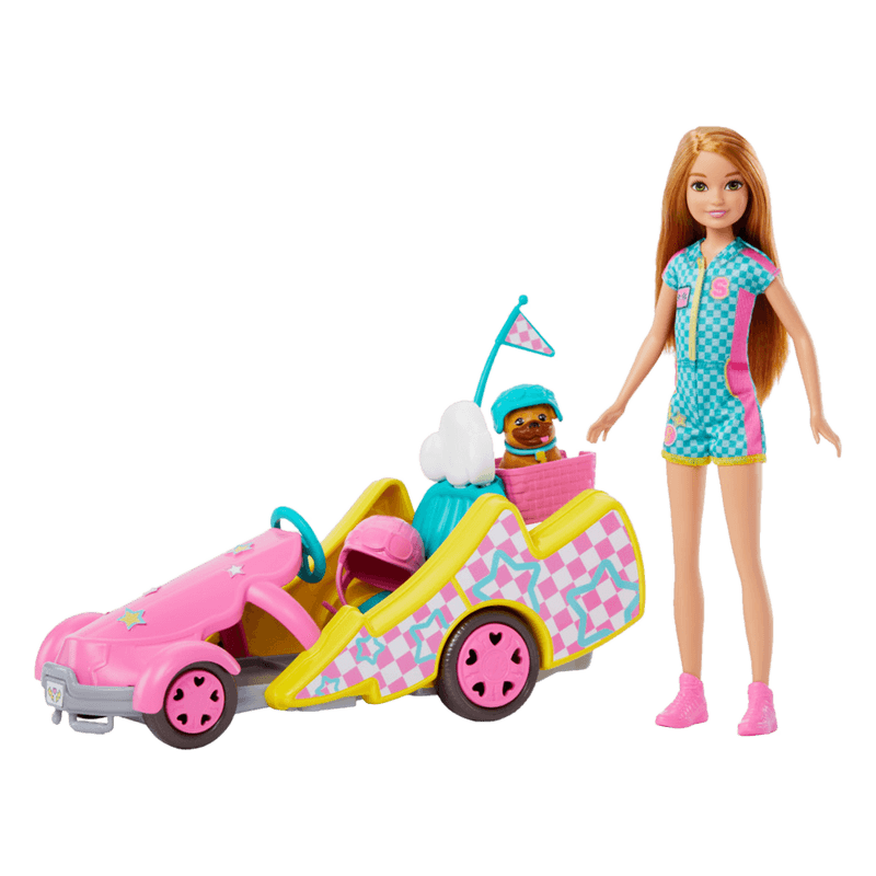 Set Vehículo para Muñeca Stacie al Rescate Go-Kart - Barbie en oferta outlet Colombia saldos a huevo