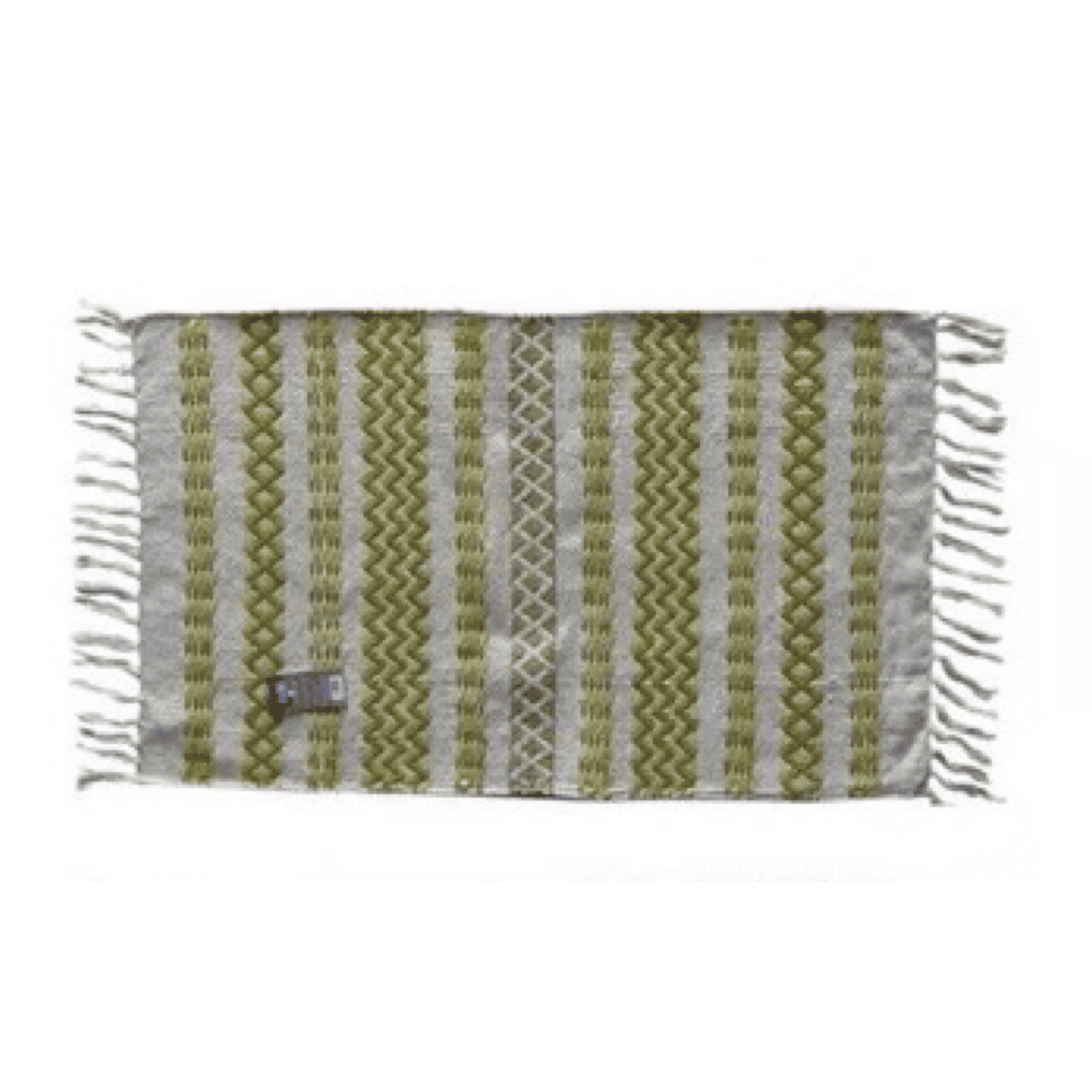 Tapete Dib Dhurrie Madrid Verde 45x75cm en oferta outlet Colombia saldos a huevo