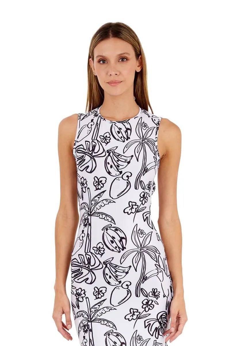 Vestido Largo Carly Tucan Marfil MERCEDES CAMPUZANO 4905 en oferta outlet Colombia saldos a huevo