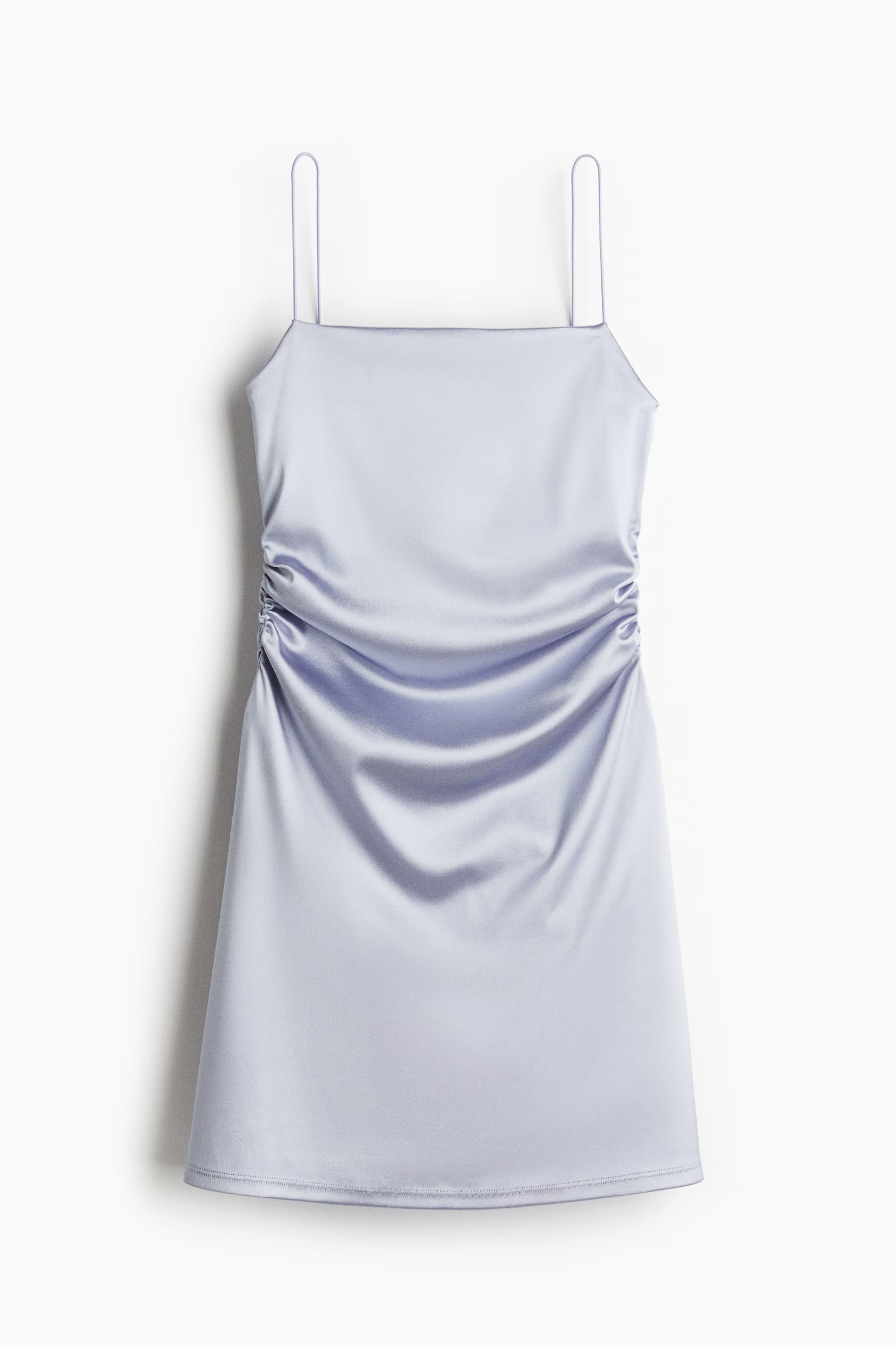 Vestido Lencero Corto Lila Grisáceo – H&M en oferta outlet Colombia saldos a huevo