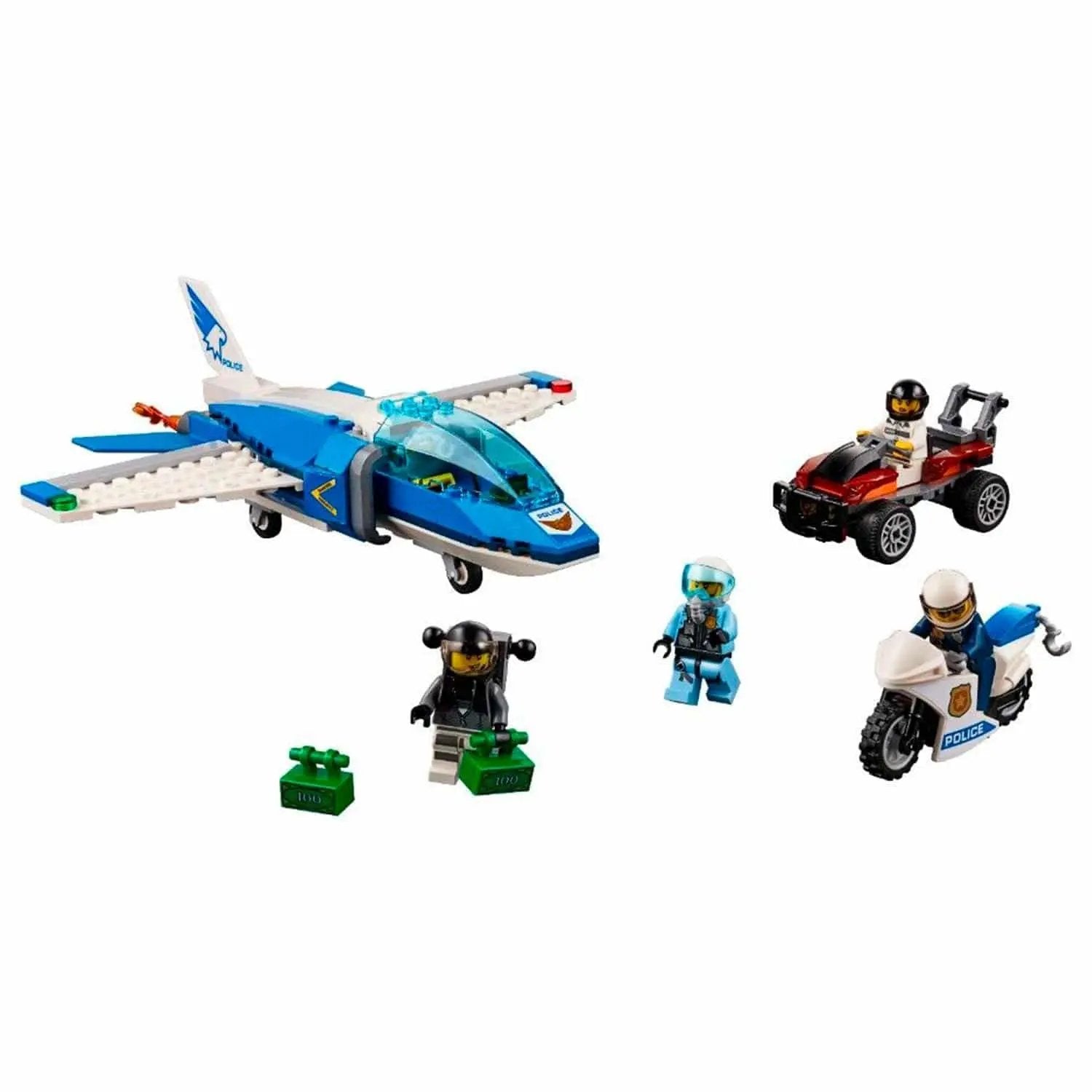 Lego City Arresto en Paracaídas 60208 en oferta outlet Colombia saldos a huevo