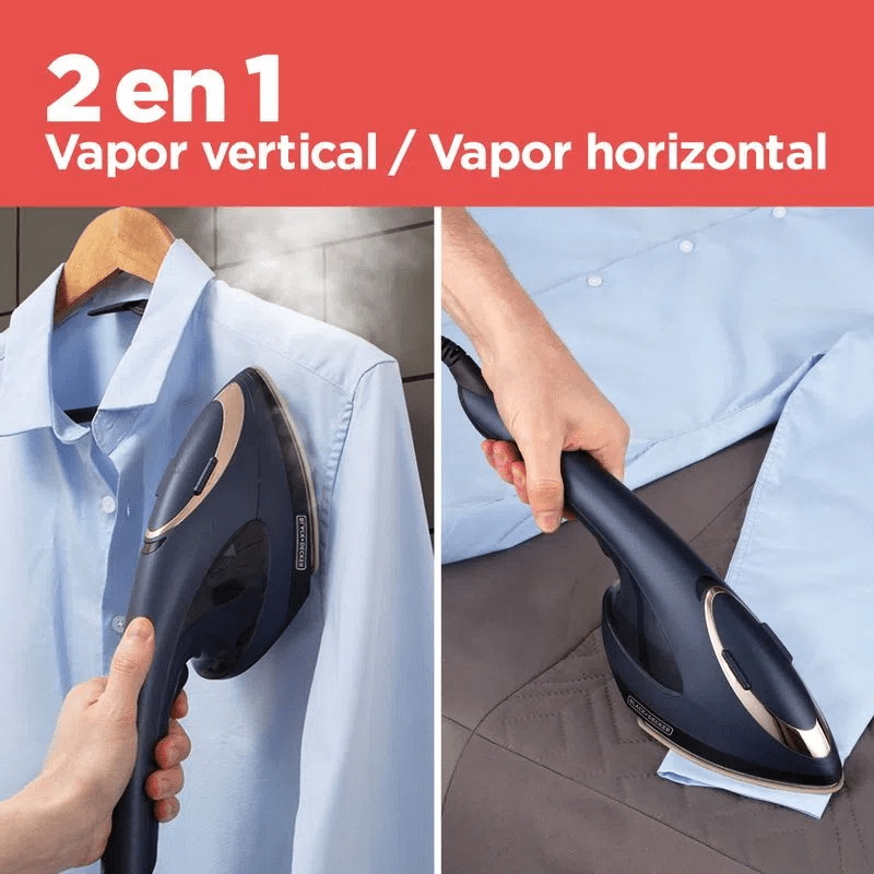 Plancha de Vapor 2 en 1 Vaporizadora vertical - Black+Decker en oferta outlet Colombia saldos a huevo