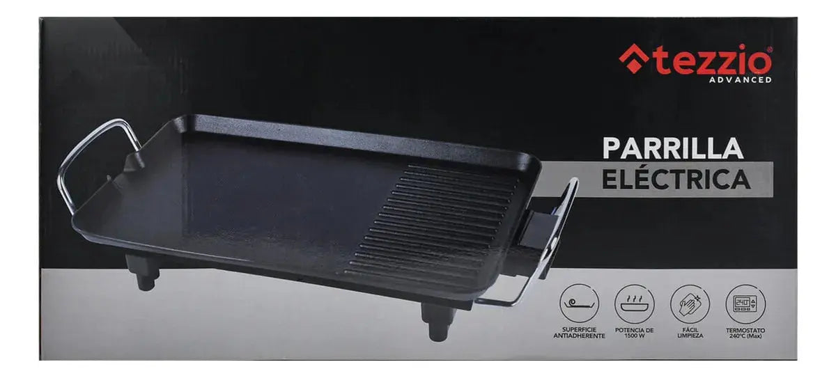 Asador Plancha Parrilla Eléctrico - Tezzio en oferta outlet Colombia saldos a huevo