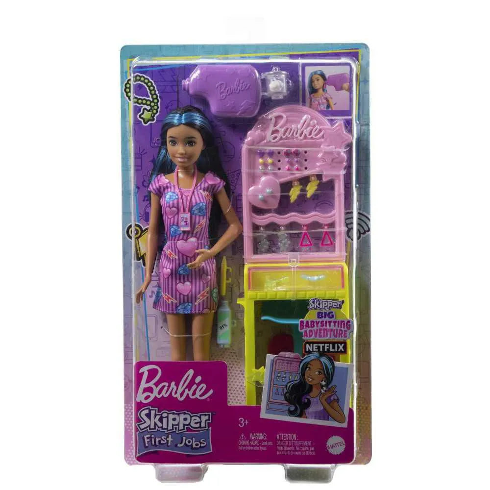 Barbie Skipper First Jobs Set Perforadora de Orejas - Mattel