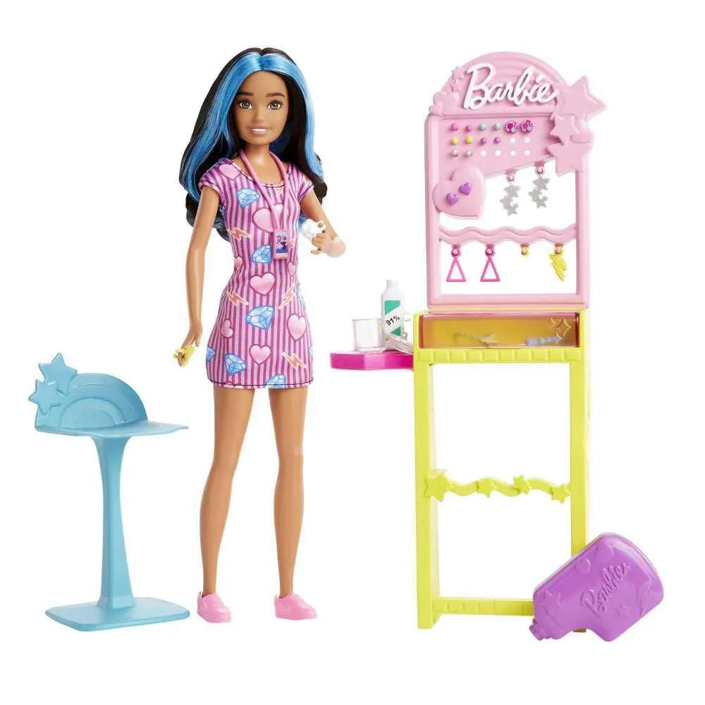 Barbie Skipper First Jobs Set Perforadora de Orejas - Mattel