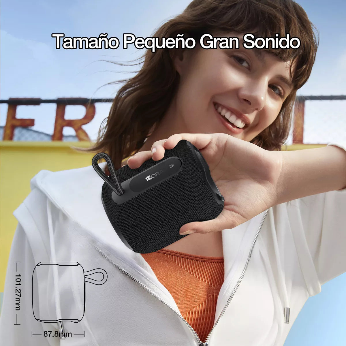 Parlante Portátil Inalámbrico Negro BOC243 - 1Hora en oferta outlet Colombia saldos a huevo