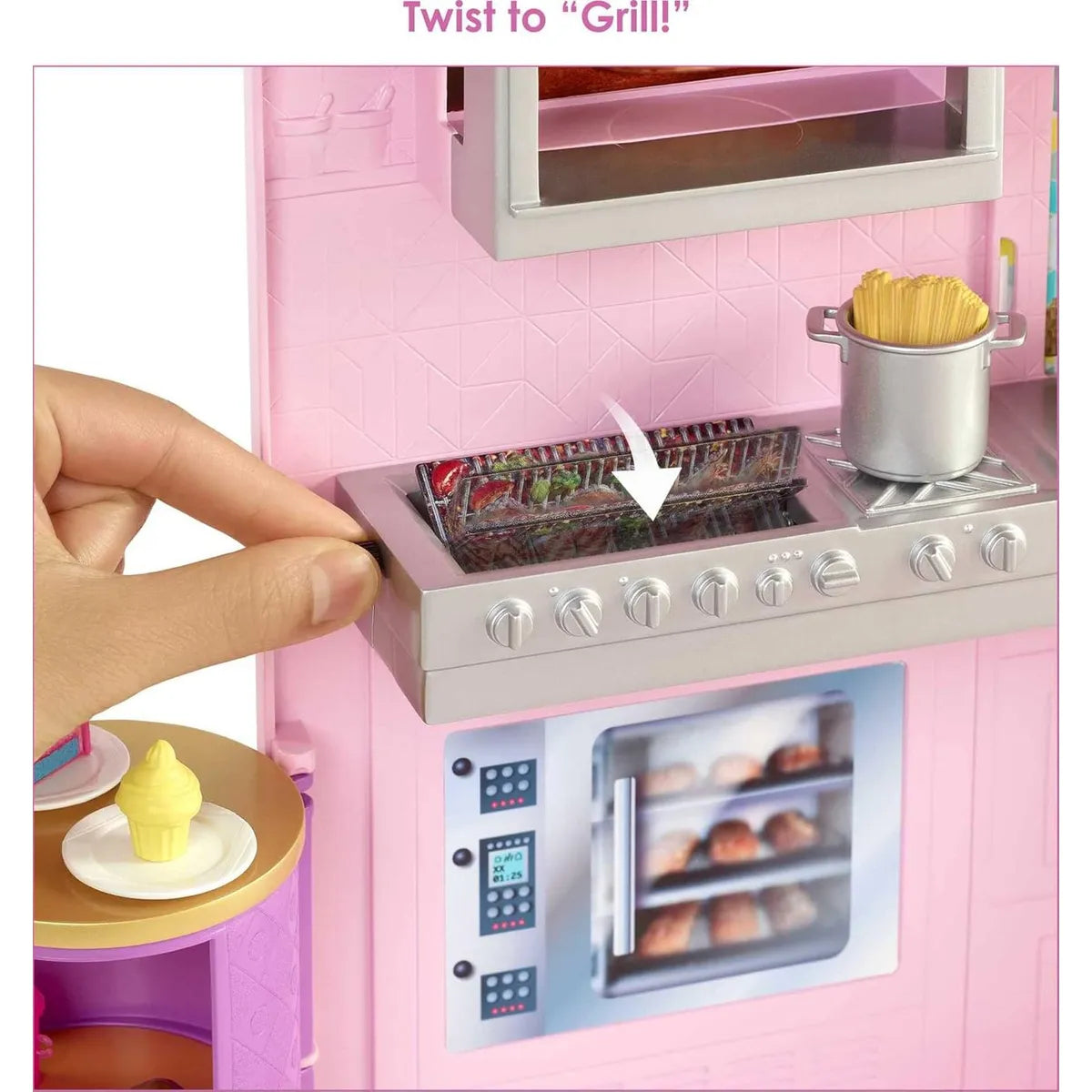 Barbie Restaurante Cook ‘n Grill con Muñeca – Mattel