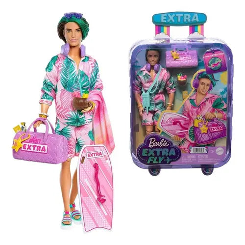 Barbie Extra Fly Ken Look Tropical - MATTEL