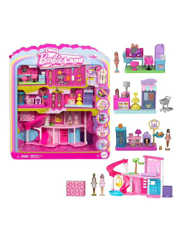 Mini Barbie Land Casa DreamHouse Sets y Accesorios - Mattel