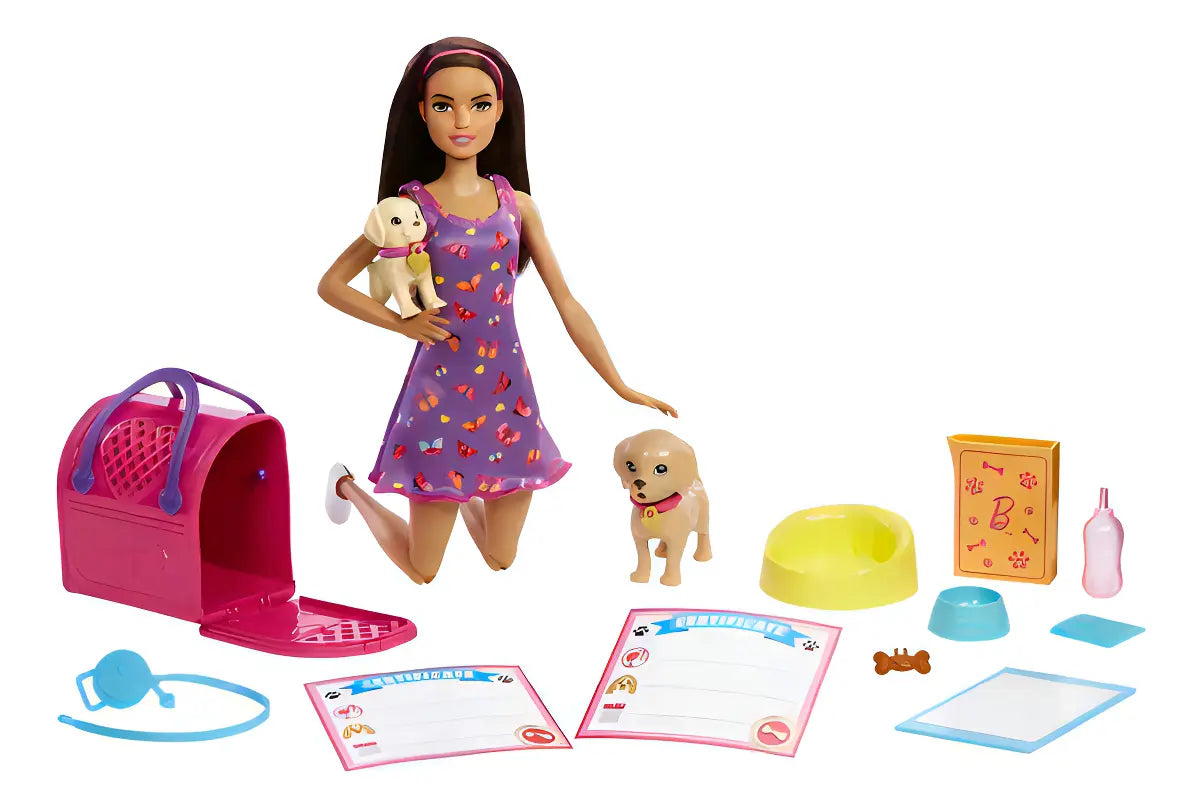 Barbie Set de Juego Adopta un Perrito – Mattel