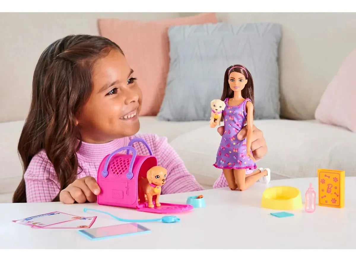 Barbie Set de Juego Adopta un Perrito – Mattel
