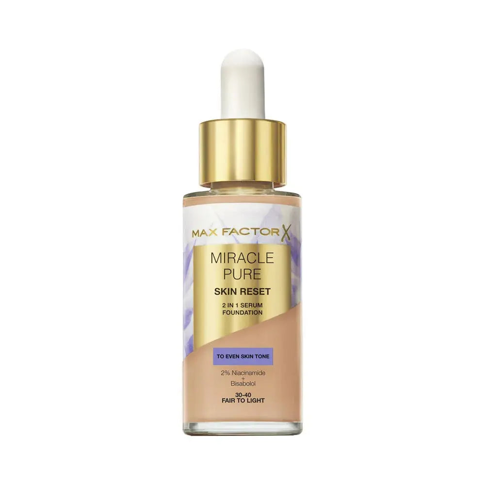Base Miracle Pure Sérum Fair 30ml - Max Factor en oferta outlet Colombia saldos a huevo