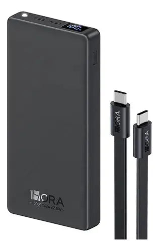 Batería Portátil de Carga Rápida con Pantalla LED y Linterna de 10000mAh 22.5W - 1Hora en oferta outlet Colombia saldos a huevo