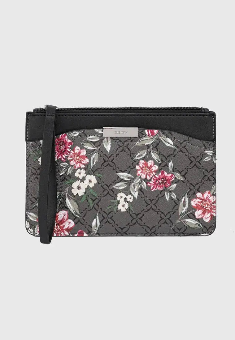 Billetera tipo sobre Negro-Multicolor Nine West 70372 en oferta outlet Colombia saldos a huevo