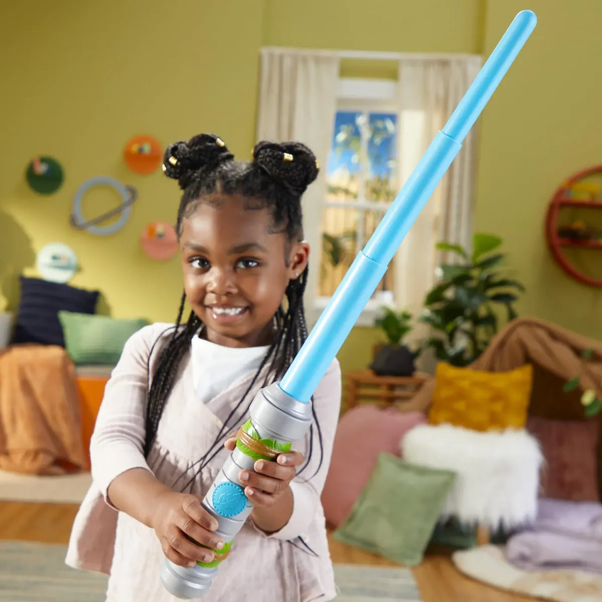 Sable de luz extensible verde Star Wars Young Jedi Adventures