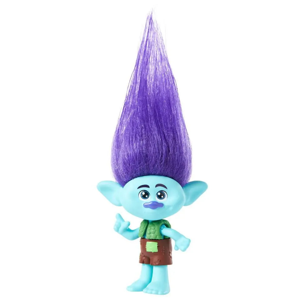 Trolls Band Together Muñeco Mini Branch Pelo Morado – Mattel