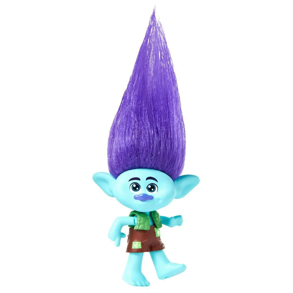 Trolls Band Together Muñeco Mini Branch Pelo Morado – Mattel