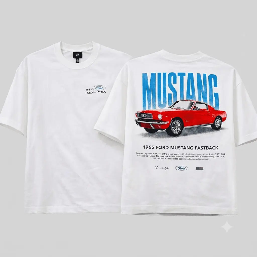Camiseta Relaxed Fit Ford Mustang 1965 - H&M