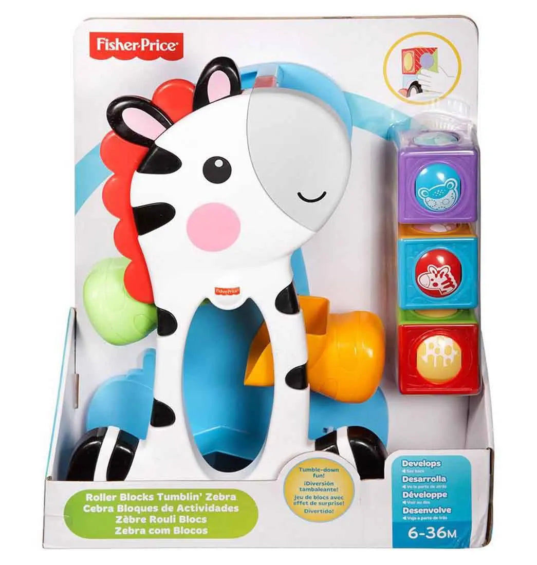 Cebra con Bloques de Actividades – Fisher Price en oferta outlet Colombia saldos a huevo