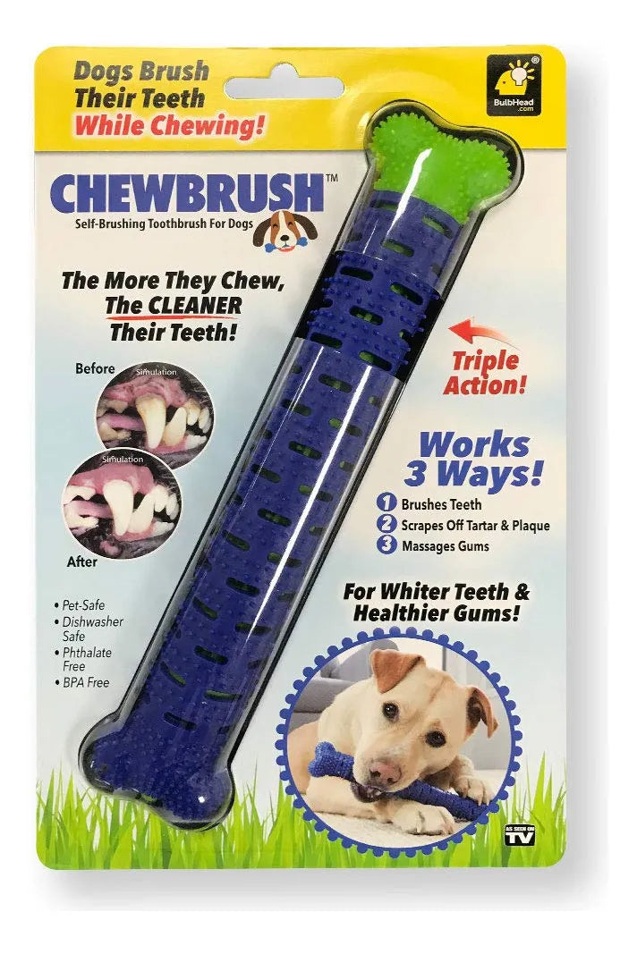 Cepillo Dental Chewbrush para Perros Talla L en oferta outlet Colombia saldos a huevo