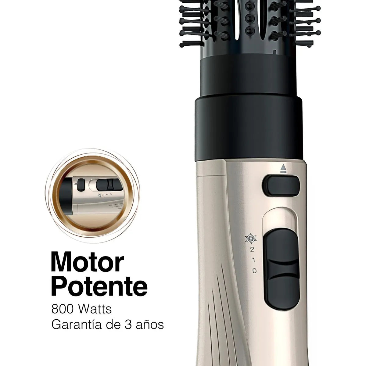 Cepillo de Aire 3 en 1 con Barril de Cerámica AS800 - Remington