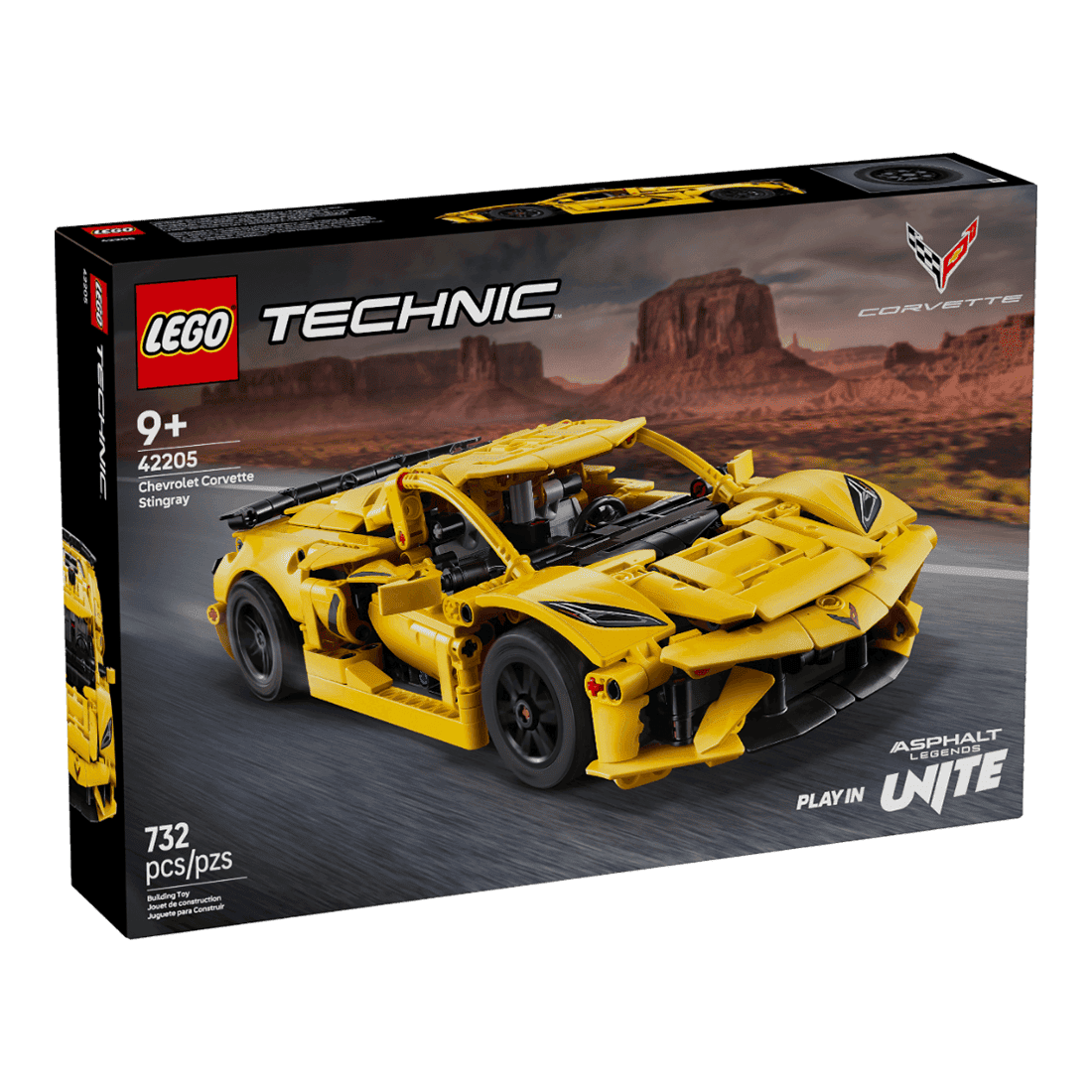 Set LEGO Technic Chevrolet Corvette Stingray 42205 de 732 Piezas