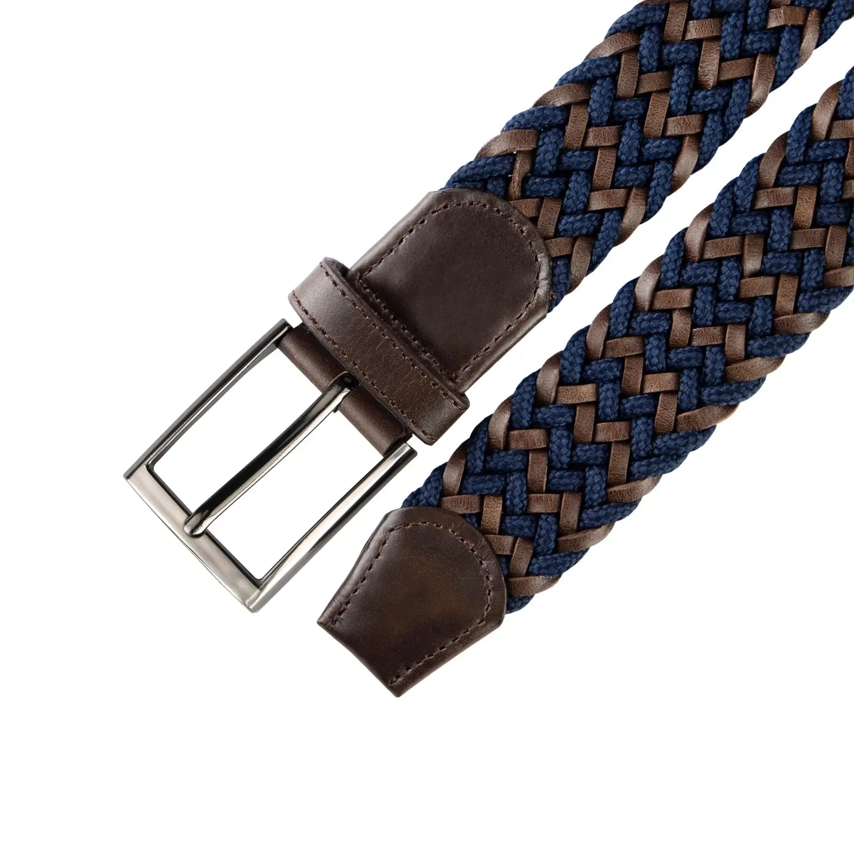 Cinturón Leather Fusion Azul-Café - LAZO en oferta outlet Colombia saldos a huevo