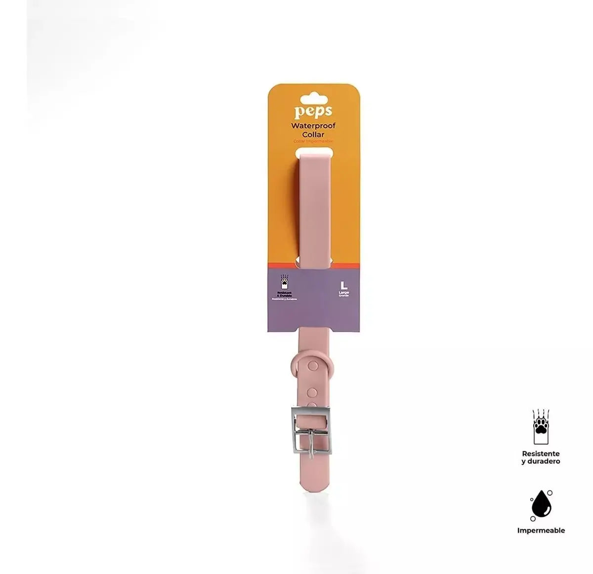 Collar Perro Caucho Impermeable Beige - Peps en oferta outlet Colombia saldos a huevo