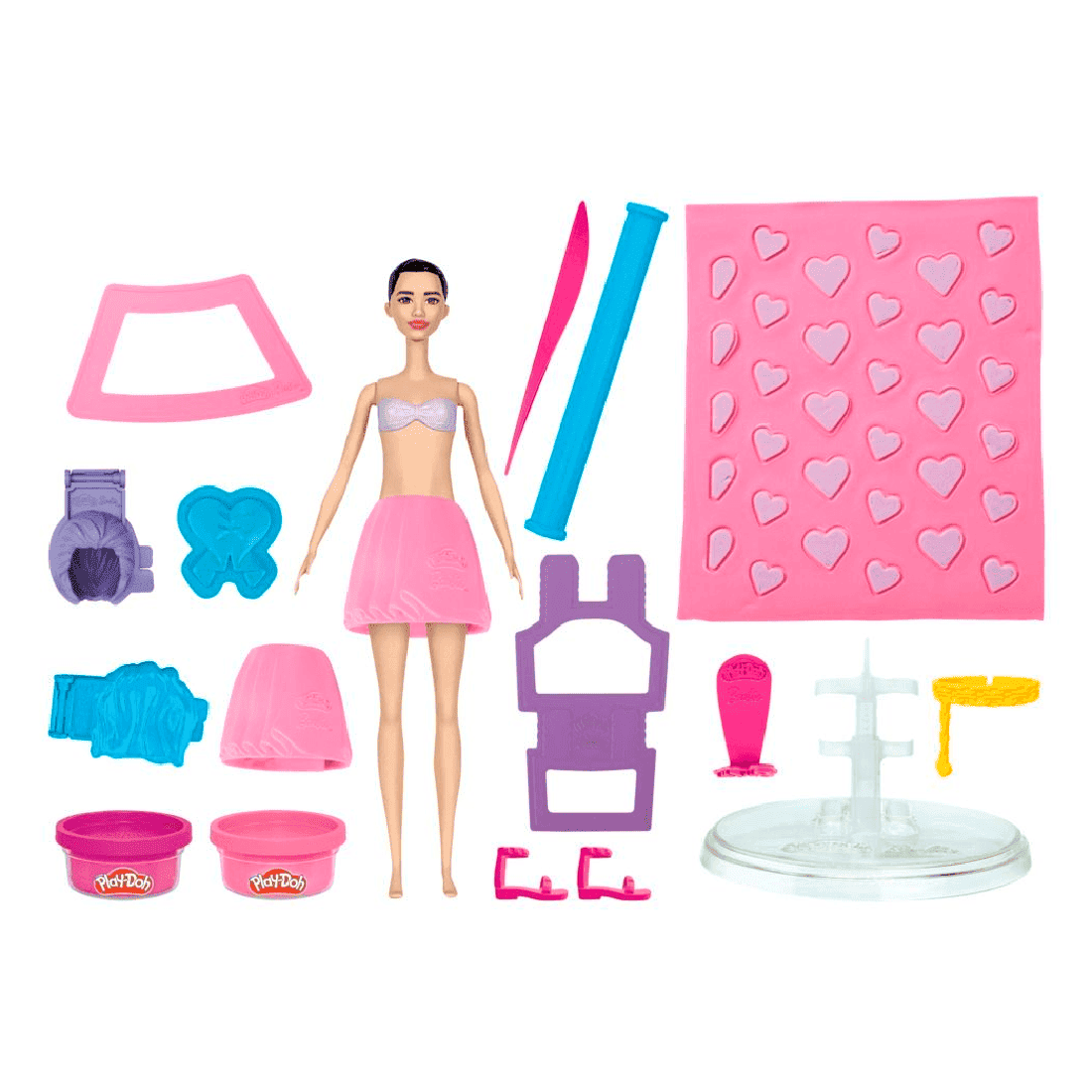 Barbie Play Doh Corazones y Cabellos en oferta outlet Colombia saldos a huevo