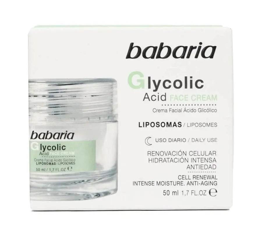 Crema Facial Babaria Glycolic Acid 50ml