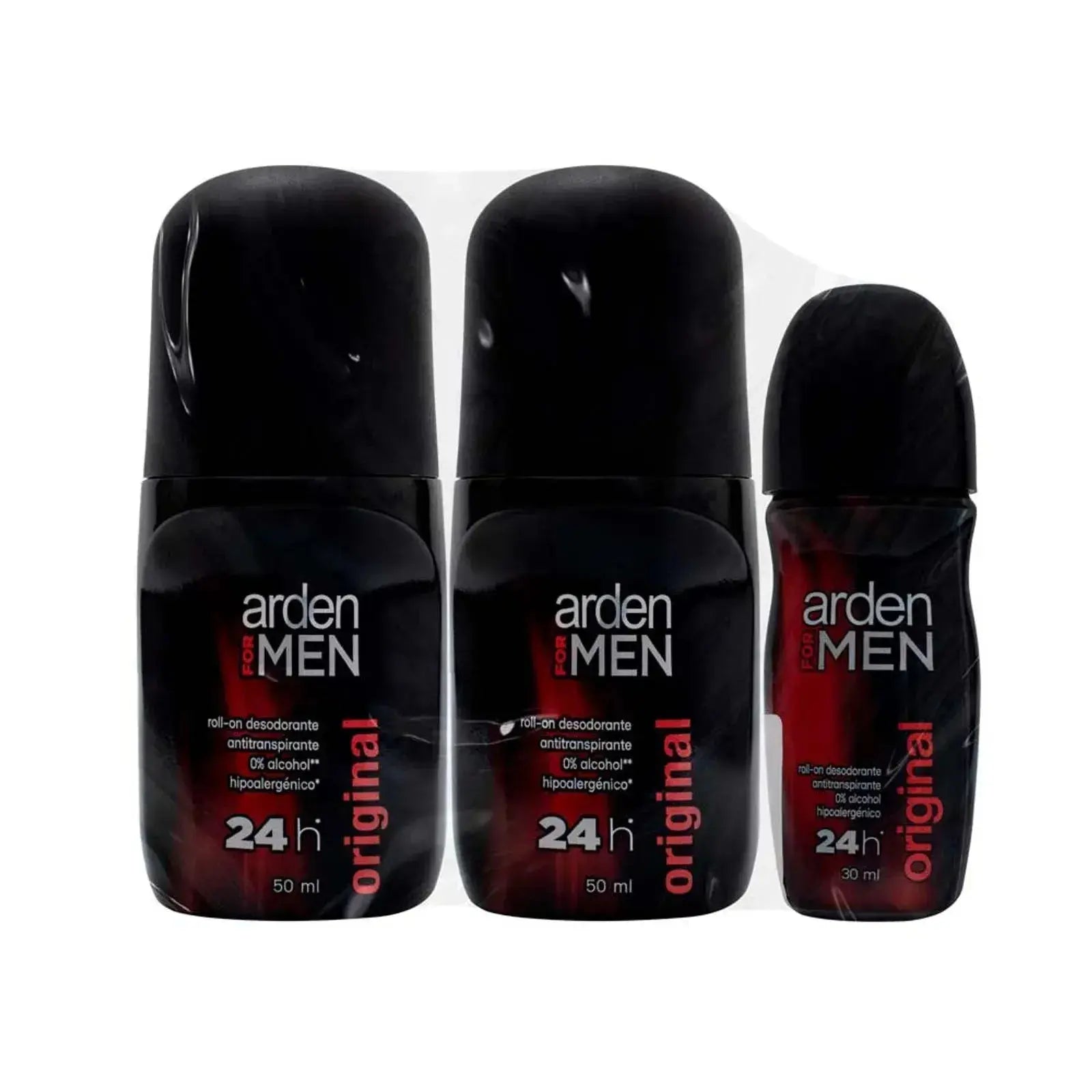 Desodorante Arden For Men Original Roll On 50 ml x 2 + 30 ml x 1 en oferta outlet Colombia saldos a huevo