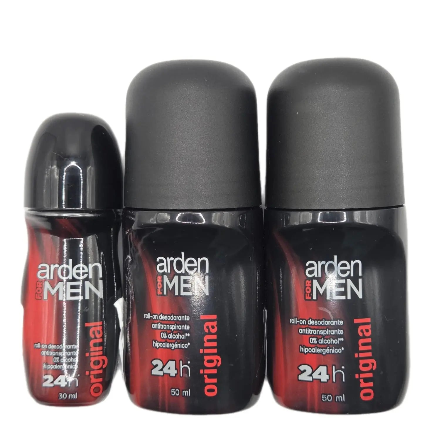 Desodorante Arden For Men Original Roll On 50 ml x 2 + 30 ml x 1 en oferta outlet Colombia saldos a huevo
