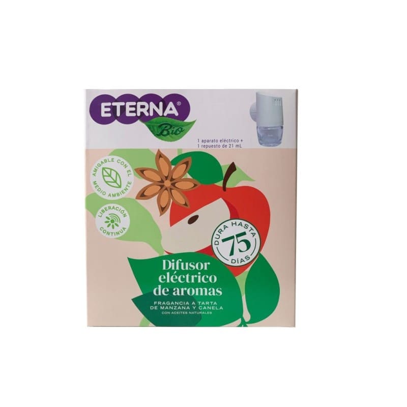 Difusor Eléctrico de Aromas Tarta de Manzana y Canela - Eterna
